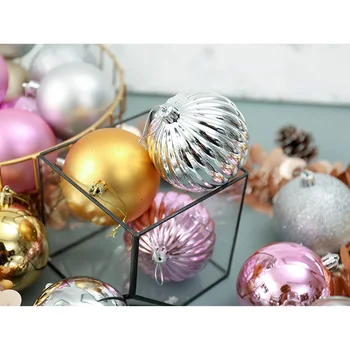34ШТ Рождественский шар для вечеринок, подвеска разных цветов, создает праздничную атмосферу Рождества, шары для вечеринок, свадеб, офисных зданий