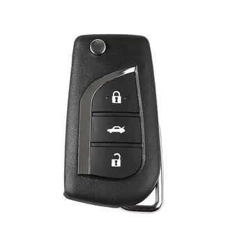 Для Xhorse XNTO00EN Универсальный беспроводной дистанционный брелок с 3 кнопками для Toyota Type для VVDI Key Tool