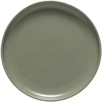 Керамическая тарелка для ужина 11 дюймов - коллекция Pacifica, ваниль | Посуда для микроволновой печи и посудомоечной машины | Глазурь, безопасная для пищевых продуктов