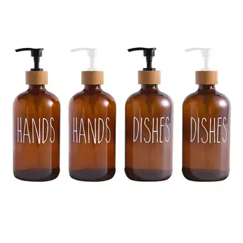 Многоразовая бутылка-насос, многоцелевая для мыла для рук, мыла для мытья посуды, лосьона, Стильная бутылка для лосьона для рук для столешницы, туалетного столика