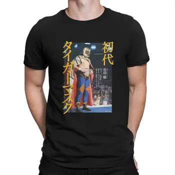 Мужская футболка NJPW Japanese Wrestling с маской тигра, модная футболка, оригинальная уличная одежда для хипстеров