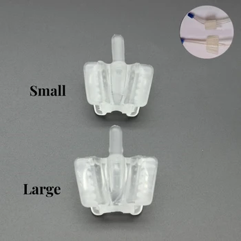 2шт Стоматологических Ортодонтических силиконовых открывалок для рта, опорных блоков для прикуса, Прозрачных окклюзионных прокладок, Инструментов для отбеливания зубов в автоклаве.