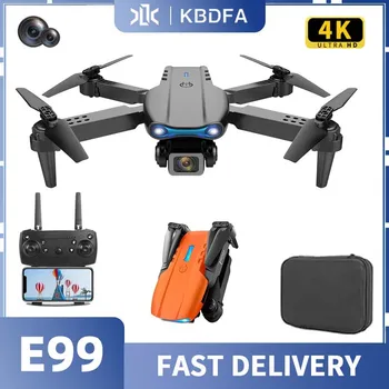 E99 Pro Drone Профессиональный квадрокоптер с двойной камерой 4k Дроны для обхода препятствий, радиоуправляемые вертолеты, игрушки для самолетов с дистанционным управлением