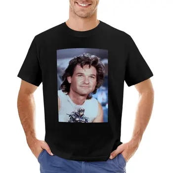 Kurt Russell - Футболка Solid Snake (Цветная версия), пустые футболки, Эстетическая одежда, эстетическая одежда, футболка с коротким рукавом для мужчин