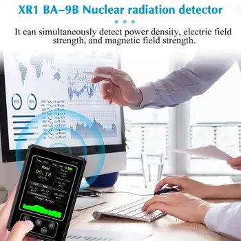 XR1 BA-9B Модернизированный счетчик Гейгера Ядерного излучения γ-ray Рентгеновский Персональный Дозиметр β-ray Радиоактивности W8T3