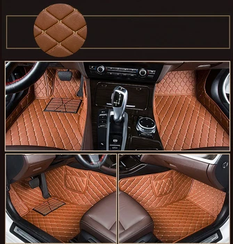 Автомобильные кожаные накладки для ног, подходящие для Fiesta Sonata 8 Style, красивые и экологически чистые