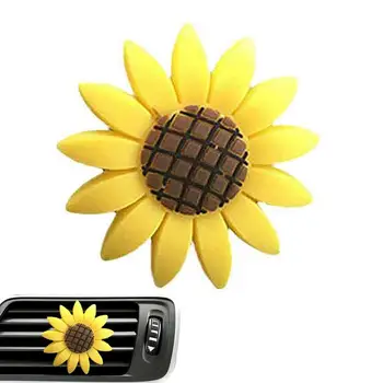 Автомобильный диффузор Sunflower Ароматерапия Подсолнухом для автомобиля С отделением для ароматической карты Автомобильные Аксессуары Sunflower Освежители воздуха Воздуховыпускное отверстие