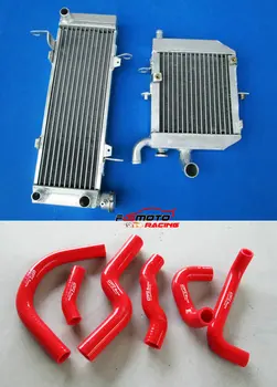 Алюминиевый радиатор охлаждения L & R для Honda RVF400 NC35 или NC30 VFR400 + Силиконовый шланг
