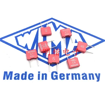 Бесплатная доставка 10шт/30шт WIMA Германия конденсатор 104 0,1 МКФ 100В MKS2 5% P = 5 мм