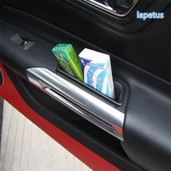 Внутренняя дверная ручка, Подлокотники, Ящик для хранения, держатель лотка, рамка, чехол, комплект, пригодный для Ford Mustang 2015 - 2019 Аксессуары для интерьера автомобиля