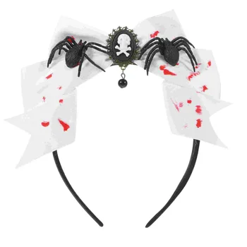 Головной убор на Хэллоуин, Аксессуары для волос, женская декоративная повязка на голову, украшение вечеринки, Забавная пластиковая лента в виде тыквы