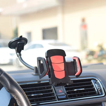 Держатель для автомобильного телефона на присоске Удлиненный шланг Кронштейн для мобильного телефона на лобовом стекле