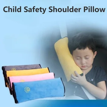 Детская подушка, автомобильный ремень безопасности и сиденье, позиционер для сна, Защитная накладка на плечо, регулировка подушки сиденья автомобиля для детей, детские манежи