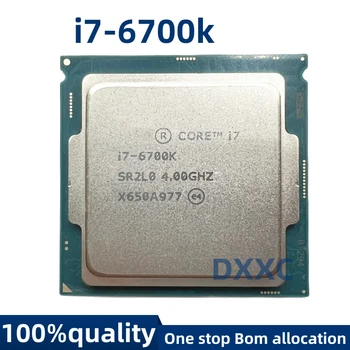 Для Intel Core i7-6700K i7 6700K 4,0 ГГц Четырехъядерный Восьмипоточный процессор 91 Вт CPU LGA 1151 I7 6700k