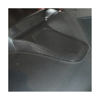 Для Toyota Supra A90 2019-2022 Сухое углеродное волокно приборной панели автомобиля Рожок Рамка Крышка Отделка Наклейка Аксессуары