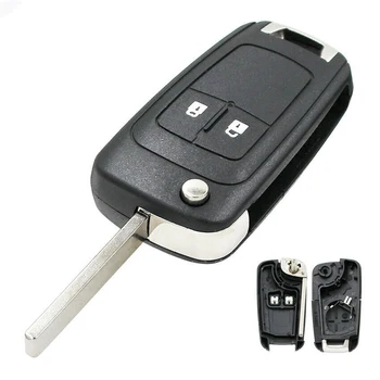 Замена корпуса Складного ключа с 2 кнопками Складной Ключ Для Opel Astra J Corsa E Для Opel Karl 2015-2017 Insignia Cascade Adam Key
