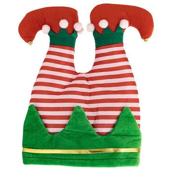 Изящные Рождественские шляпы Рождественский головной убор Изящные Шляпы Праздничная кепка Рождественские штаны с эльфом Украшение Креативный Шик