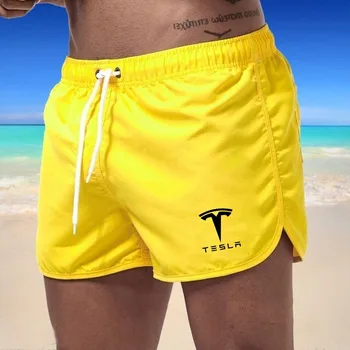 летние мужские пляжные шорты 2023 года, красочные купальники, доски для серфинга, сексуальные боксеры для автомобилей и клубов, повседневные, освежающие и удобные