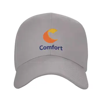 Модная качественная джинсовая кепка с логотипом Comfort Inn, вязаная шапка, бейсболка