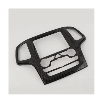 Накладка панели навигации автомобиля с GPS для Jeep Grand Cherokee 2014-2018 Аксессуары ABS из углеродного волокна