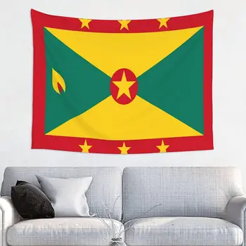 Настенный гобелен с флагом Гренады 29x37 дюймов для гостиной или спальни