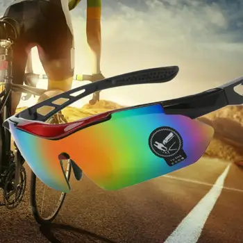 Новые Велосипедные солнцезащитные очки Солнцезащитные очки для защиты глаз Очки для верховой езды Поляризованные Велосипедные очки Легкие Спортивные очки