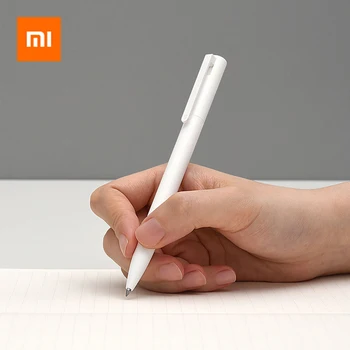 Оригинальная Гелевая Ручка Xiaomi Mijia Retail Без Колпачка С Черными Чернилами Для Письма Smooth Switzerland Refill MiKuni Japan Ink School Стационарная
