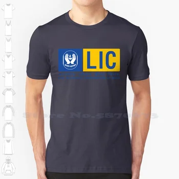 Повседневная уличная одежда с логотипом Lic, футболка с графическим рисунком, футболка из 100% хлопка