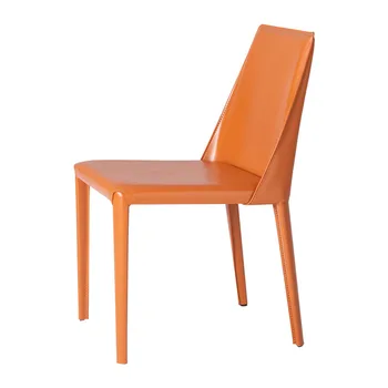 Простой обеденный стул европейское седло Стул Дизайн в индустриальном стиле Минималистичная современная мебель