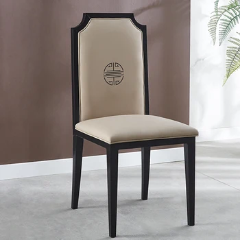 Роскошные обеденные стулья с акцентом, современные свадебные стулья из искусственной кожи, Эргономичный обеденный стул для балкона, Удобная мебель Sillas Comedor BL50CY