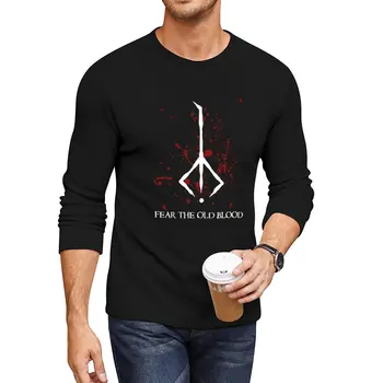 Символ нового охотника - Bloodborne Caryll Rune, длинная футболка, одежда из аниме, блузка, одежда для мужчин