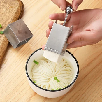 Слайсер / измельчитель / куттер для тофу из нержавеющей стали, Пресс-форма для измельчения тофу своими руками - Кухонные инструменты