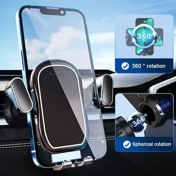 Универсальный автомобильный держатель телефона с крючком, подставка, кронштейн, вентиляционное отверстие, зажим для мобильного телефона, подставка для iPhone Samsung J7K5