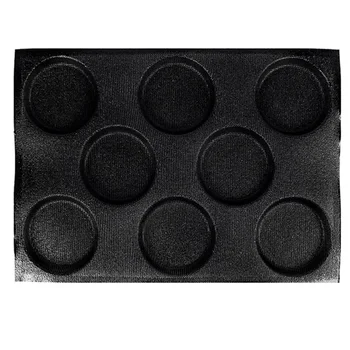 Формы для выпечки булочек с 8 отверстиями, сетчатые Силиконовые формы для выпечки хлеба, перфорированные формы для выпечки с антипригарным покрытием