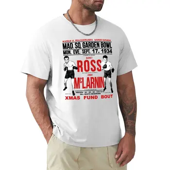 Футболка Barney Ross vs Jimmy McLarnin, футболки для мальчиков, летний топ, корейская модная одежда в стиле каваи, футболки для мужчин