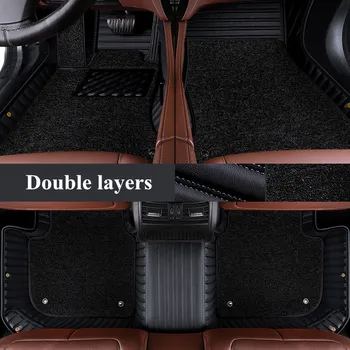 Хорошее качество! Изготовленные на заказ специальные автомобильные коврики для Honda CR-V 2023 на 5 мест, прочные водонепроницаемые двухслойные ковры для CRV 2024