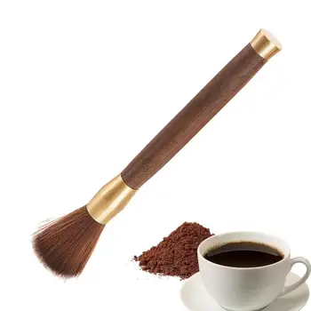 Щетка для чистки кофемолки Многоцелевая Прочная Щетка для эспрессо-машины с деревянной ручкой Глубоко Очищающий скраб для кухни домашнего использования